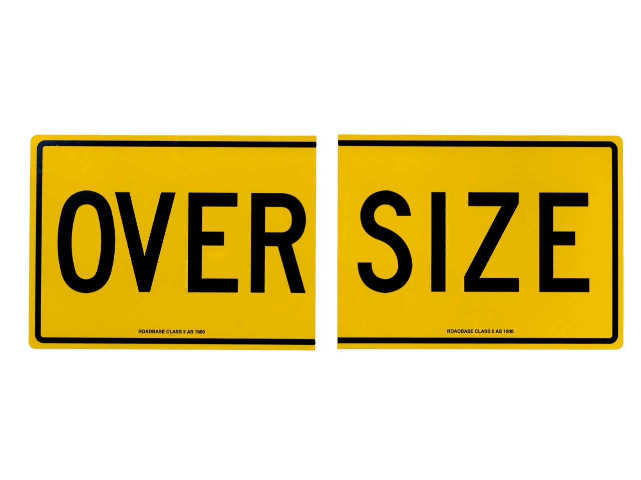 2 Piece Oversize Metal Sign