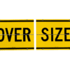 Oversize 2 Piece Hinged Metal Sign