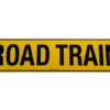 Road Train Metal Sign