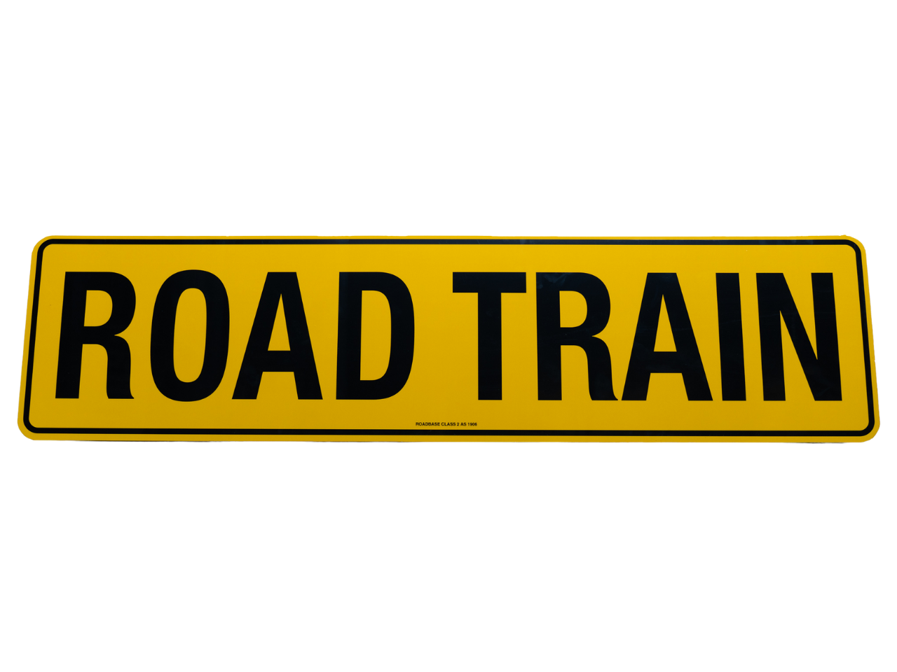 Road Train Metal Sign