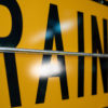 Road Train 2 Piece Hinged Metal Sign