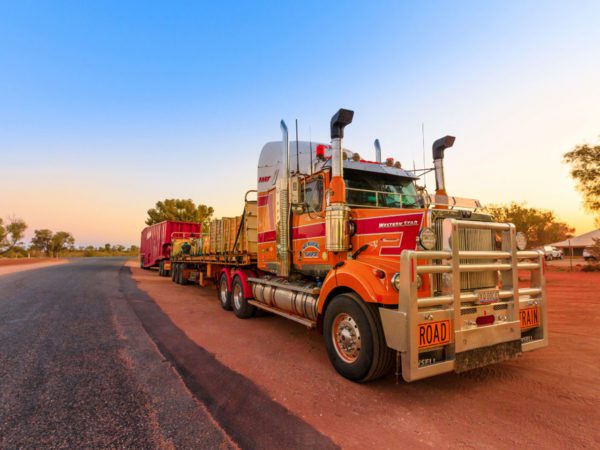 Road Train 2 Piece Sticker