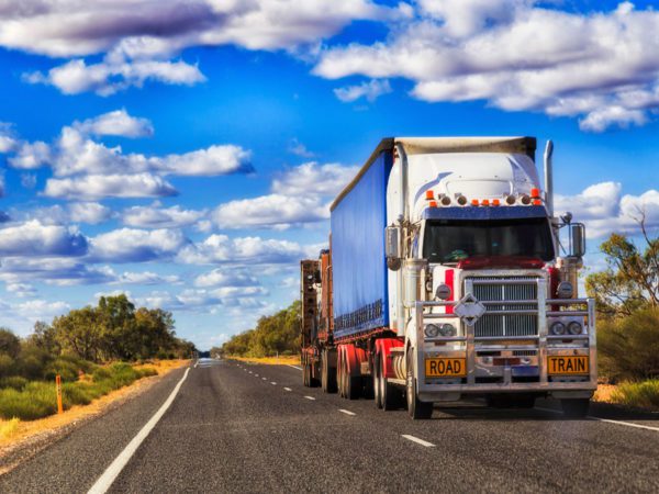 Road Train 2 Piece Metal Sign