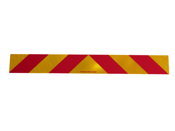 Rear Marker Candy Stripe Metal Plate - C81C