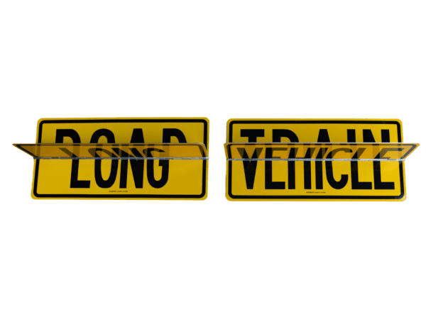 Long Vehicle & Road Train Metal Flip Sign