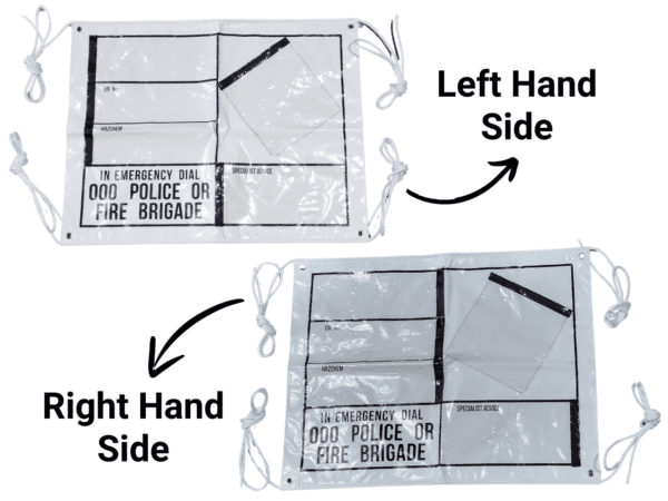 Dangerous Goods Banner L/R