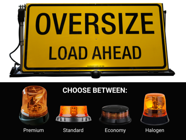 Motorised Oversize Load Ahead Pilot Vehicle Sign