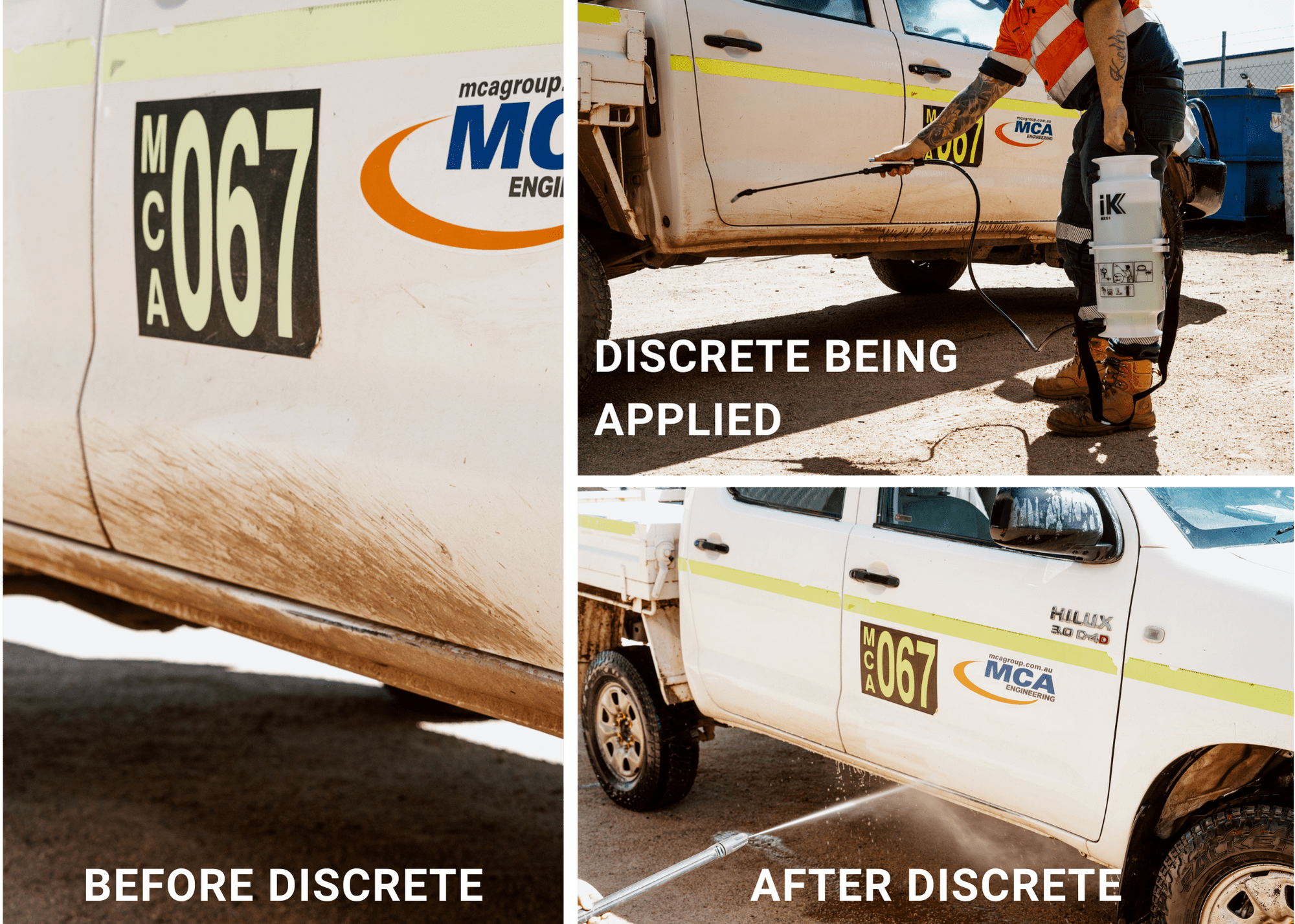 Discrete before and after