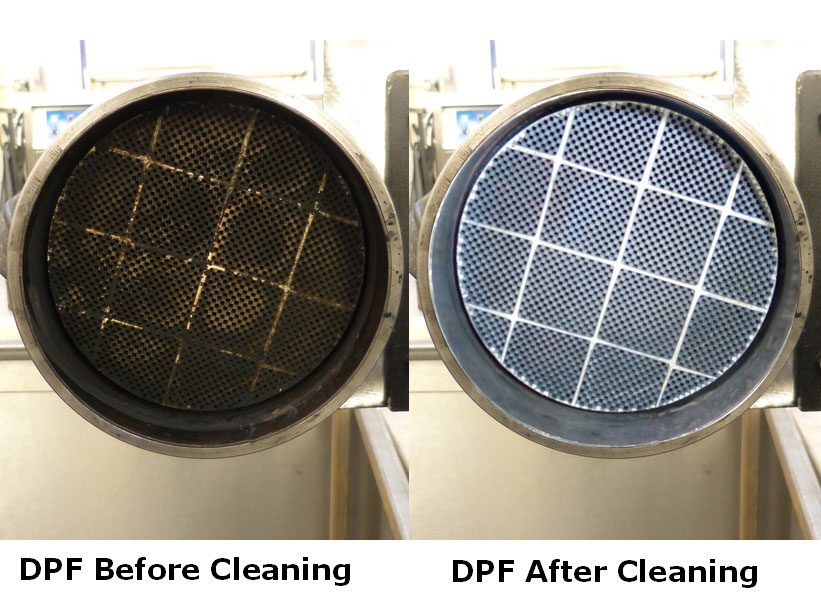 Diesel Particulate Filter cleaning