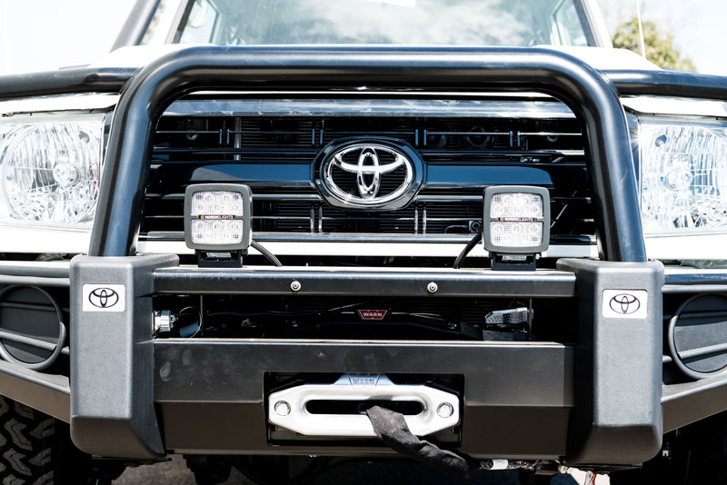ute front lights and bullbar