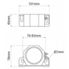 Tonal Reversing Alarm - Economy Fixed Volume - 97DB