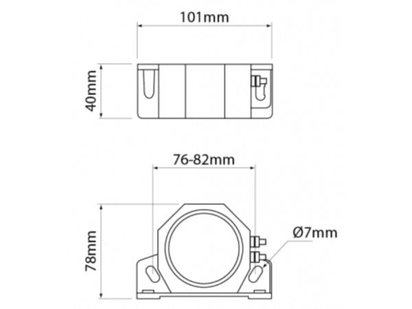 Tonal Reversing Alarm - Economy Fixed Volume - 97DB