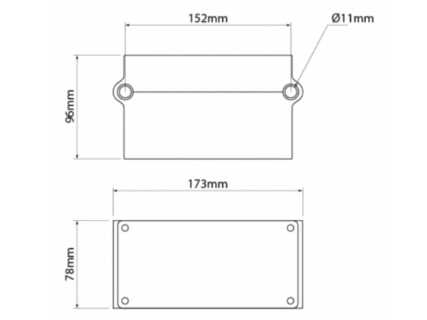 White Sound Reversing Alarm - BBS-Tek - Fixed Volume - 107DB