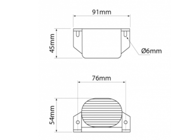 White Sound Reversing Alarm - BBS-Tek - Fixed Volume - 97DB