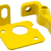 Fixed Handle 2 Piece Metal Lockout Bracket yellow