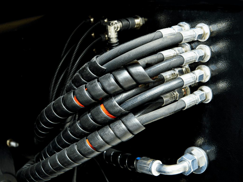 Hydraulic Hose Burst Protection Sleeve - Prevent Fluid Injection or Injury