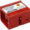 Fixed Handle Hinged Lockout Bracket red