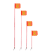 Quick Release Mining Whip Flag