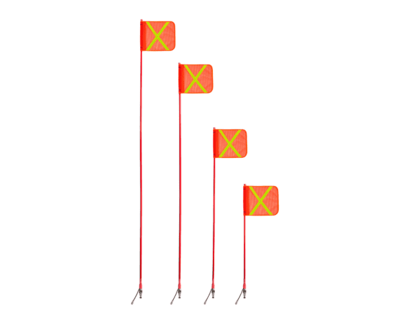 Quick Release Mining Whip Flag