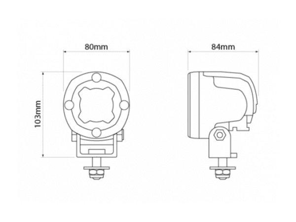 Heavy Duty Canis LED N2001 Worklamp