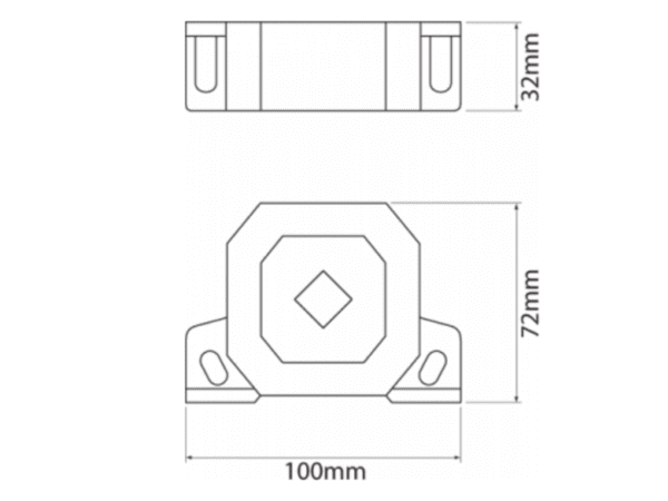 Tonal Reversing Alarm - Self Adjusting - 102DB Medium Duty