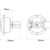 SY Disc Horn Heavy Duty