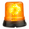 Rotating LED Beacon with Clear Lens