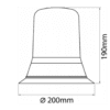 Rotating Halogen Magnetic Beacon - 500 Series