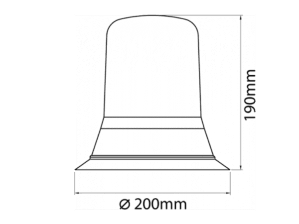 Rotating Halogen Magnetic Beacon - 500 Series