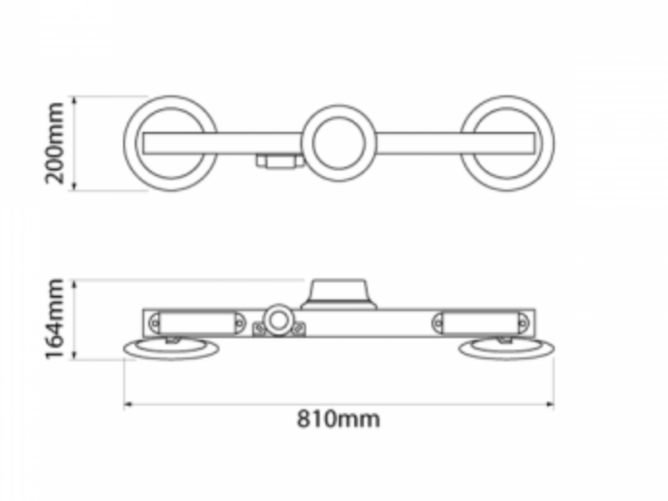 Minebar 750mm magnetic