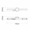 Minebar 750 2 bolt