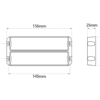 Slimline Dual-6 LED Warning Lamp