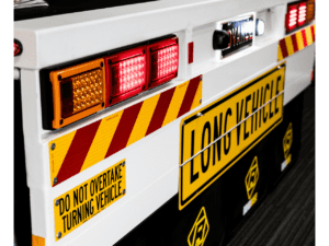Rear marking plates