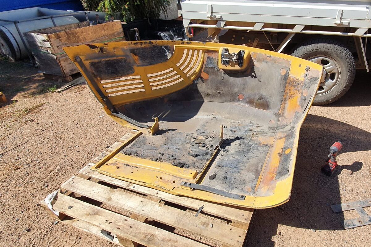 Fire Resistant Paint - Before