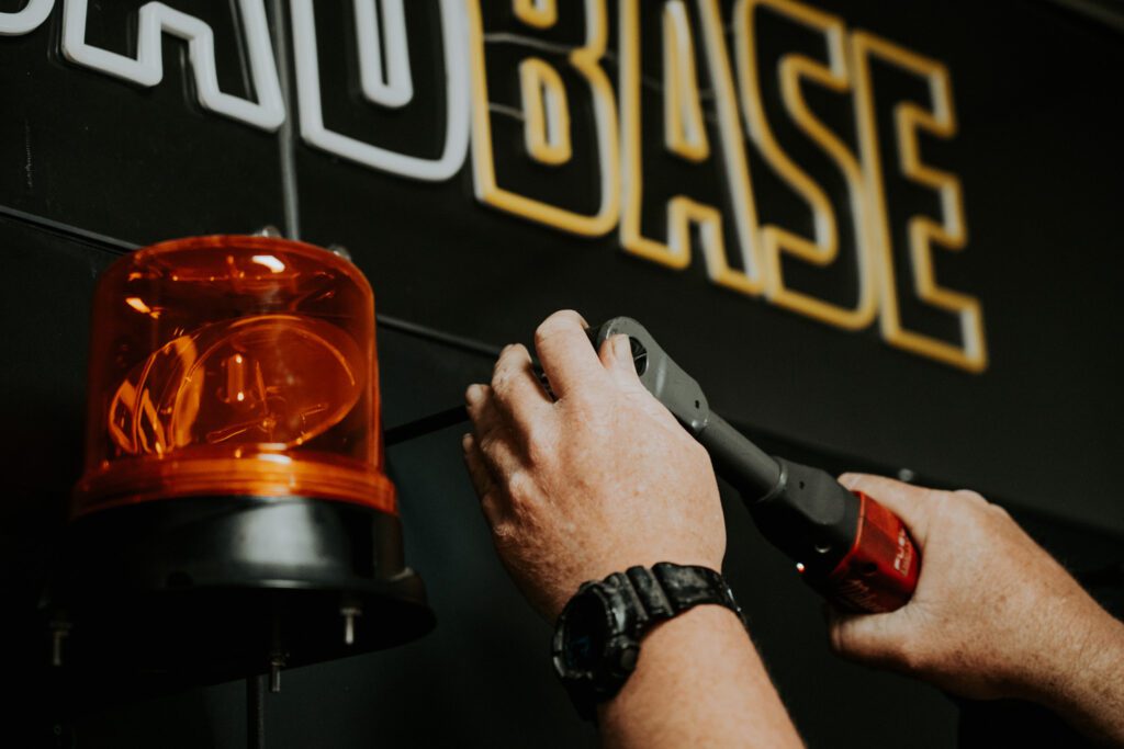 Roadbase Display Stand Construction