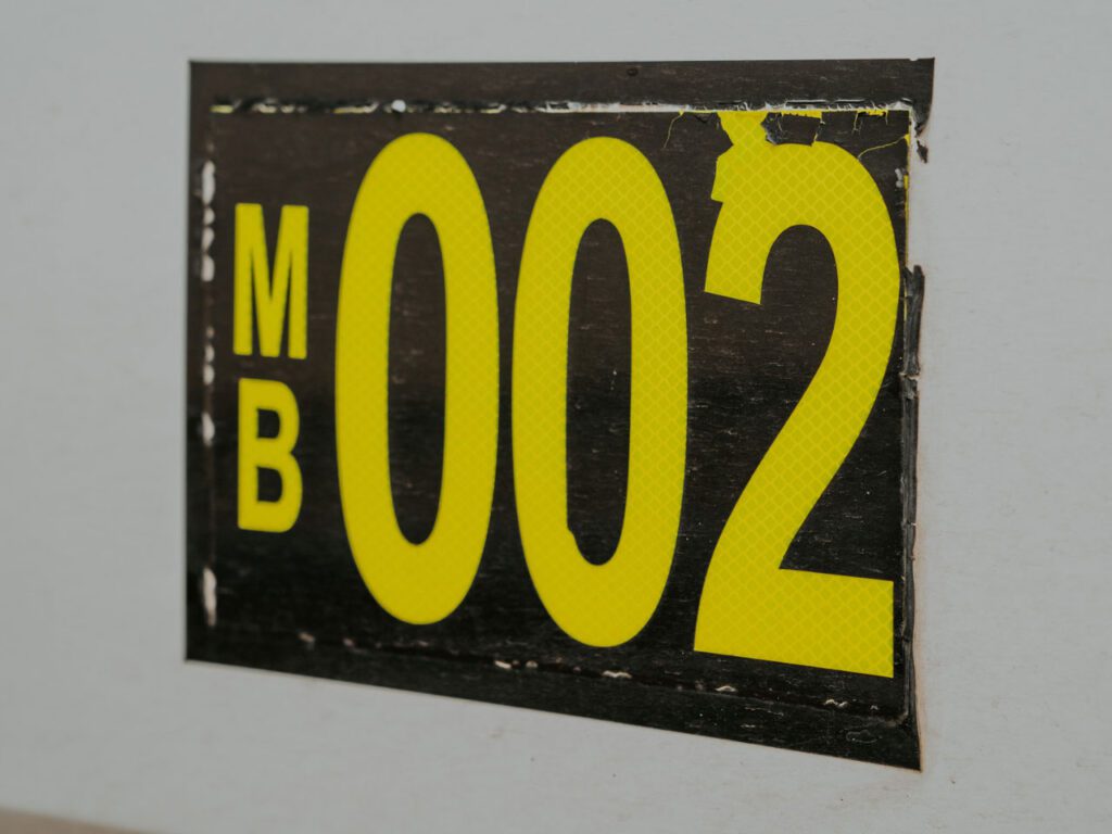 Damaged sticker - to be replaced