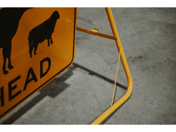 close up of yellow stand 1