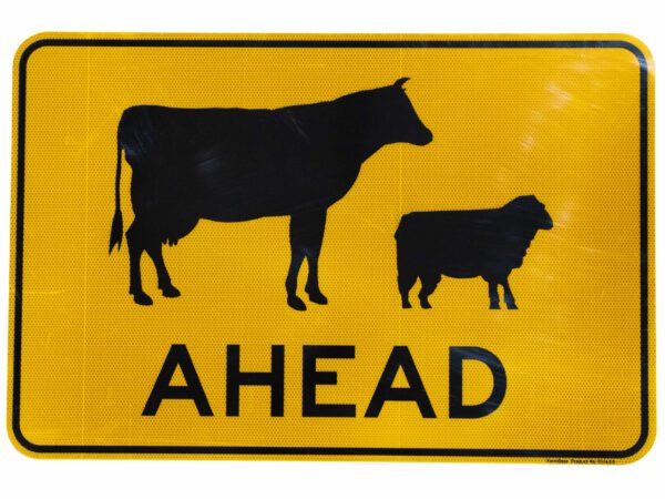 Stock Ahead Sign