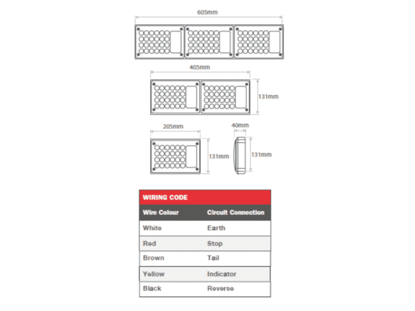 specs for 605 and 405