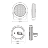 Round Signal Lamp