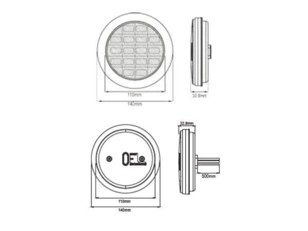 Round Signal Lamp
