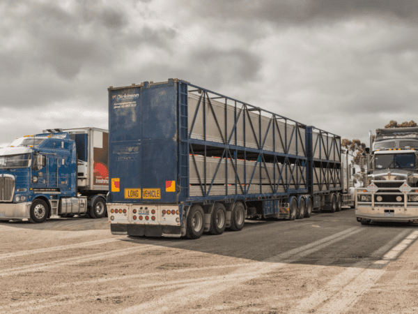 truck with round lighting