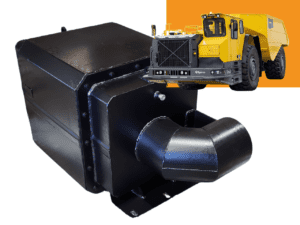 DPF unit epiroc truck