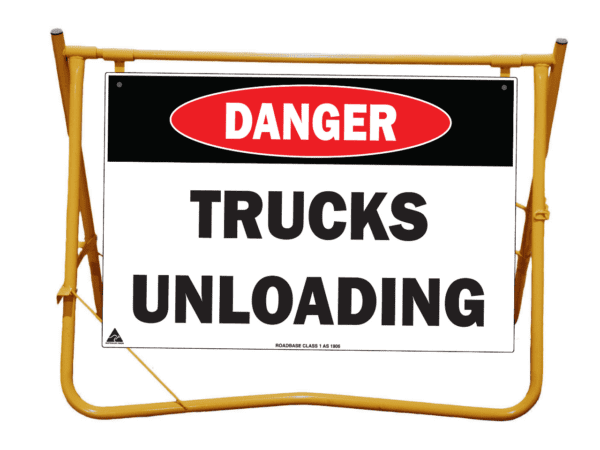 Trucks Unloading Swing Stand