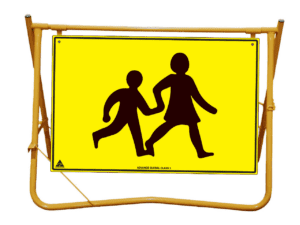 Children Crossing swing stand