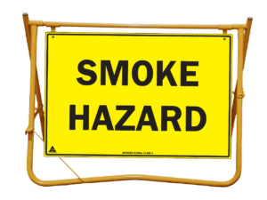 smoke hazard swing stand