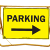 Parking swing stand