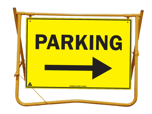 Parking swing stand