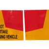 400mm rear marker metal plate