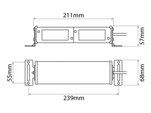 wig wag light dimensions